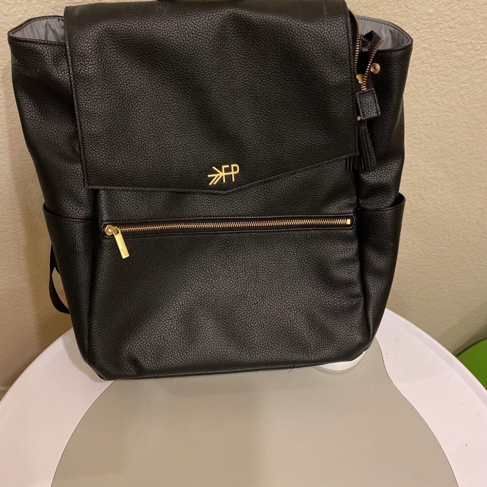 Large Freshly Picked Black Diaper Bag